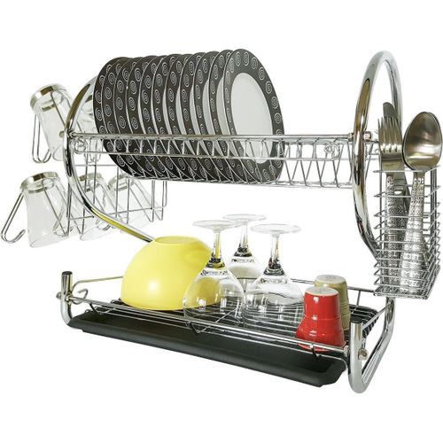 product_image_name-Generic-Porte-ustensiles / Egouttoir Vaisselle Cuisine à 2 Niveaux-2