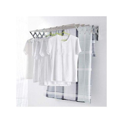 product_image_name-Generic-Séchoir Mural étendoir Mural Pour Intérieur & Extérieur, Séchoir à Linge Grande Surface D'étendage, Inoxydable BH-1