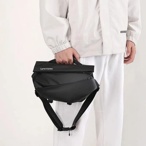 product_image_name-Sacs & Styles-Bandoulière pour homme résistant a l'eau - plusieurs espace de rangement- élégant- Noire-2