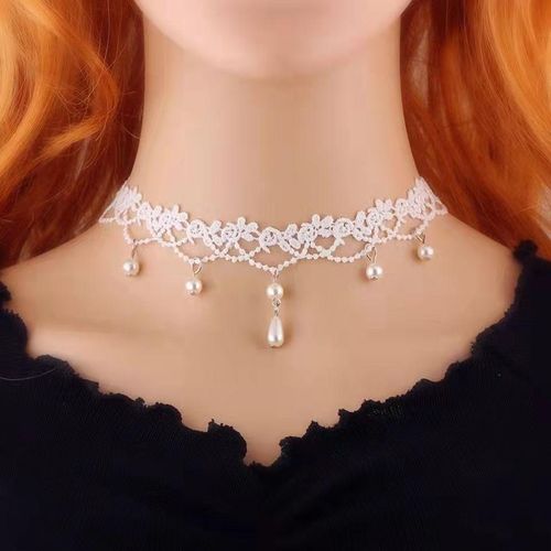 product_image_name-Fashion-2 pcs of women's  lace necklace-3