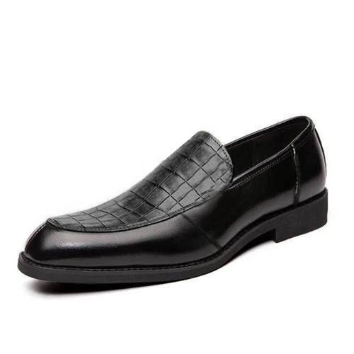 Fashion Soulier Mocassin Homme En Cuir Croco Noir Prix pas cher Jumia CI