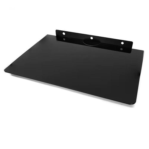 product_image_name-Generic-Support Mural Flottante en verre Trempé Noir - Lecteur DVD & Décodeur. 5mm 360*250mm-1
