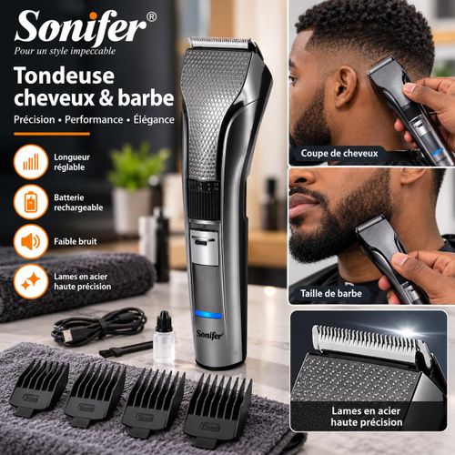Sonifer Tondeuse à cheveux et barbe rechargeable - image 4