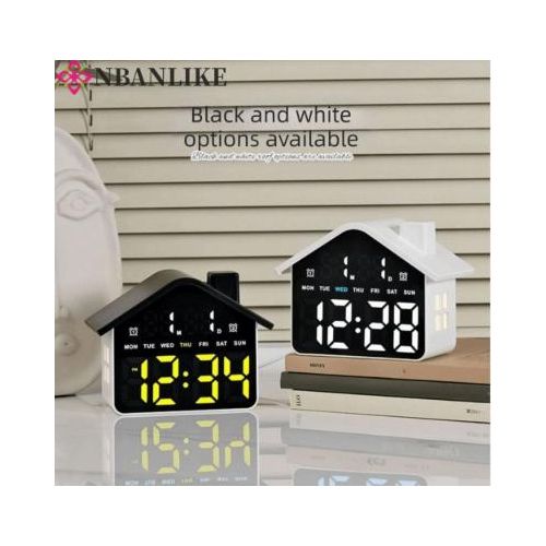 Generic Réveil Numérique LED GH-9033 – Design Petite Maison - image 2