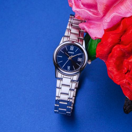 Montre casio sales femme fleur