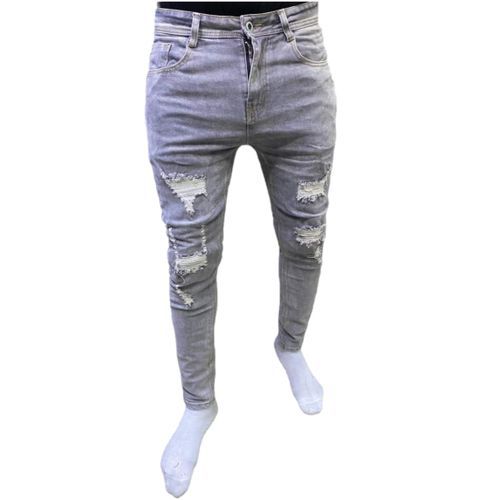 Jean gris best sale homme pas cher