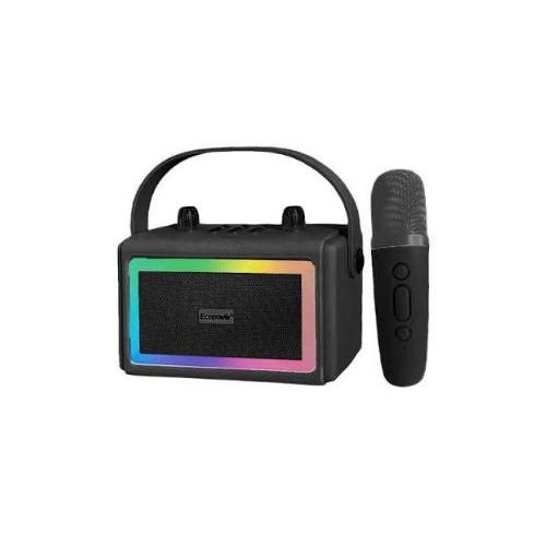 Generic Enceinte Bluetooth Portable – Avec Microphone Sans Fil et Lumières LED