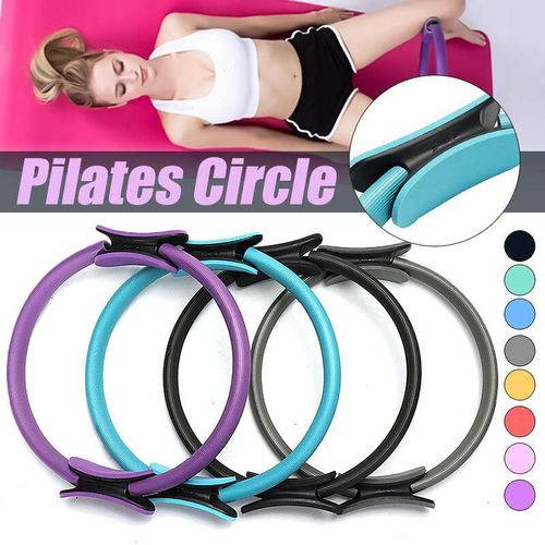 product_image_name-Generic-Dual Grip Pilates Ring Magic Circle Sport Exercise Fitness Weight Body Slimming Yoga Tool Equipment (Diameter: 37cm)-Blue (blue)-1