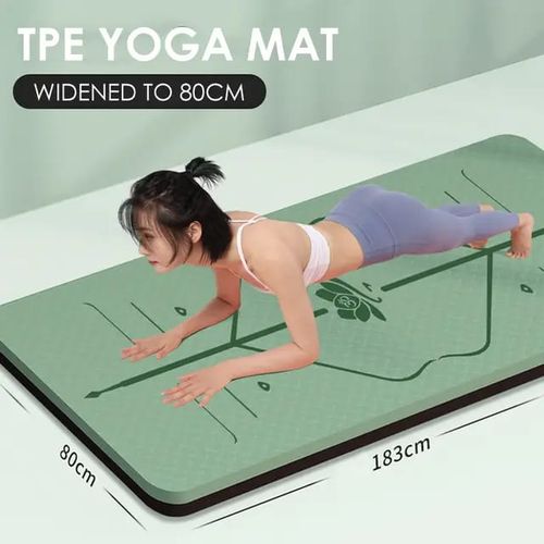 Tapis de yoga antidérapant Tapis de sport épais en TPE respectueux de  l'environnement