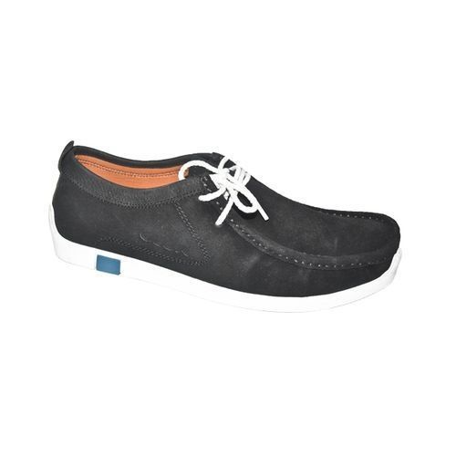 Fashion Mocassins Wallabee Daim Lacets Noir Prix pas cher
