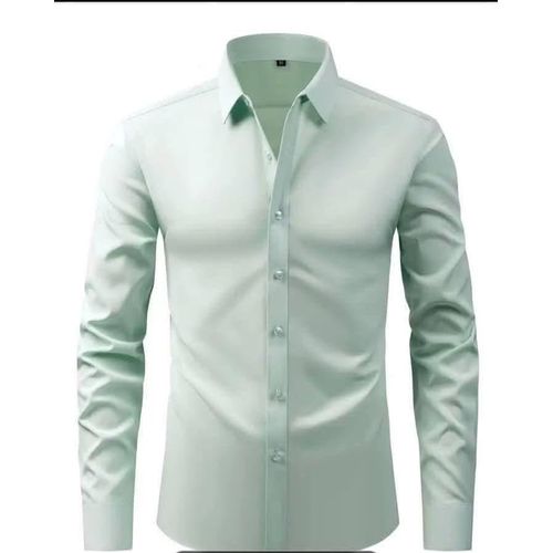 Fashion Chemise Habillée Vert – Coupe Ajustée
