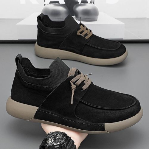 VANHUHU Chaussures Hommes Mocassins Baladeuses Noir - image 3