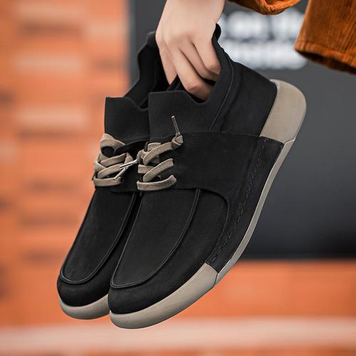 VANHUHU Chaussures Hommes Mocassins Baladeuses Noir - image 5