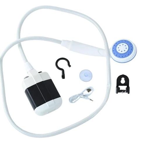 Generic Kit de douche portable d'extérieur, alimenté par batterie rechargeable USB - image 2