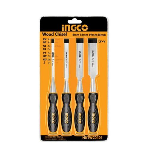 product_image_name-Generic-Ingco Jeu De 4 Ciseaux à Bois (6-12-19-25Mm) HKTWC0401 BN-1
