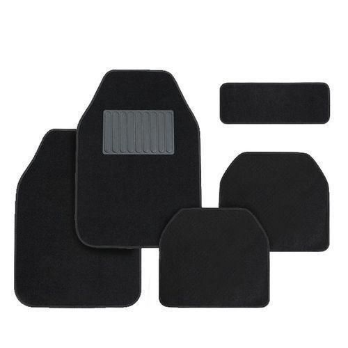product_image_name-Generic-Jeu de 4 Tapis de Voiture Universels - Moquette Noire Haute Qualité - Protection de Sol Auto Durable - Antidérapants et Faciles à Nettoyer - Convient à tous types de véhicules-1