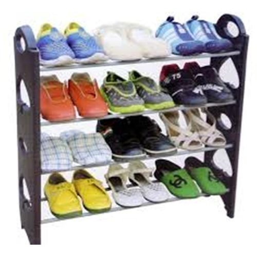 product_image_name-Generic-Étagère à Chaussures - 12 Paires - Noire-2