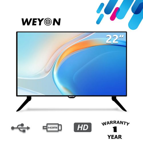 WEYON TV LED 22'' Pouce - 12 Mois De Garantie - Prix pas cher