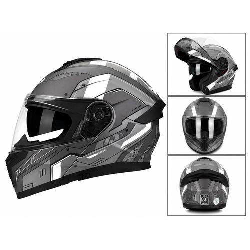 Generic Casque Modulable Moto Certifié DOT