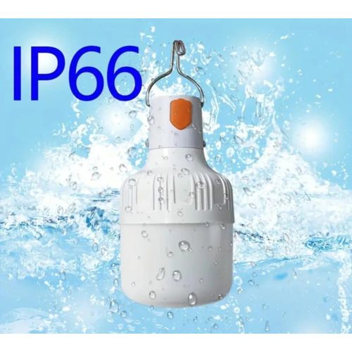 Generic Ampoule LED Solaire Rechargeable Éclairage Secours Extérieur Avec Chargement USB - image 3