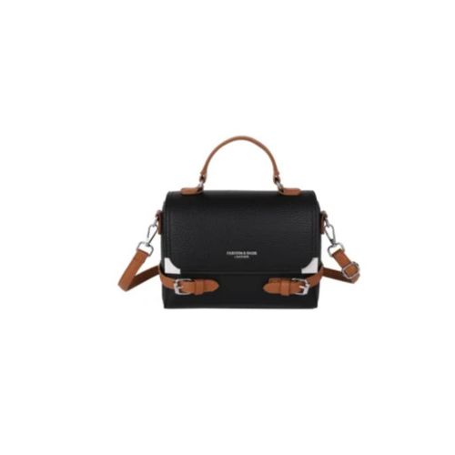 product_image_name-Fashion-Sac à Main Structuré – Design Professionnel – Noir & Camel-1