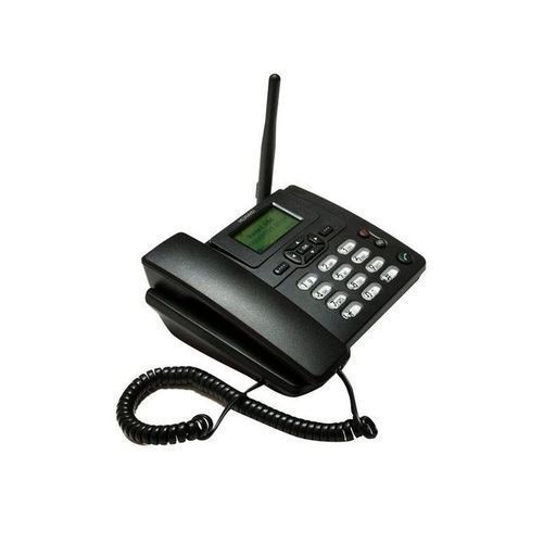 Anonyme Téléphone Fixe GSM DUAL SIM - BATTERIE ET RADIO FM - Carte