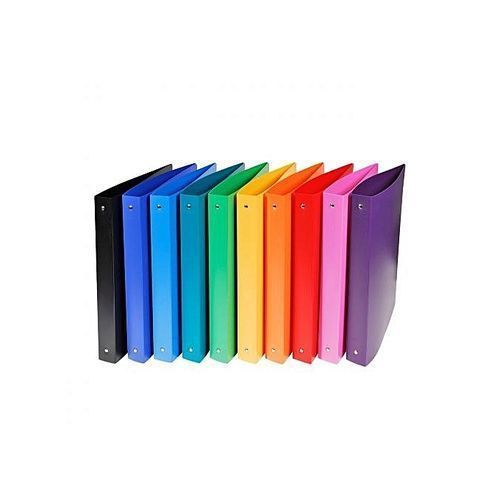 Generic Lot De 10 Classeurs Plastiques - A4 Dos 2 Cm Couleurs Assorties -  Prix pas cher