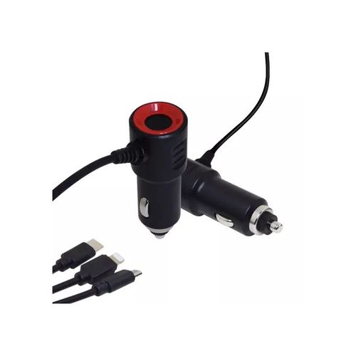 Chargeur de voiture mini câble USB pour caméra embarquée, chargeur mini USB,  chargeur de voiture QC3.0 rapide avec deux ports[O1122] - Cdiscount  Téléphonie