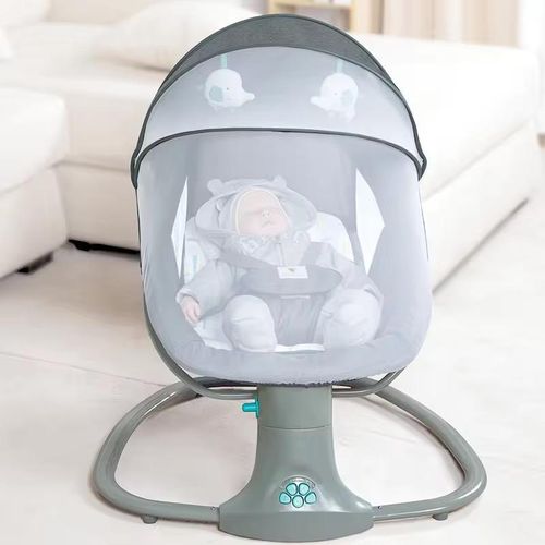 product_image_name-Mastela-Transat Bébé 3-en-1 Confort Gris, Balancelle Bébé Nuage Confort-2