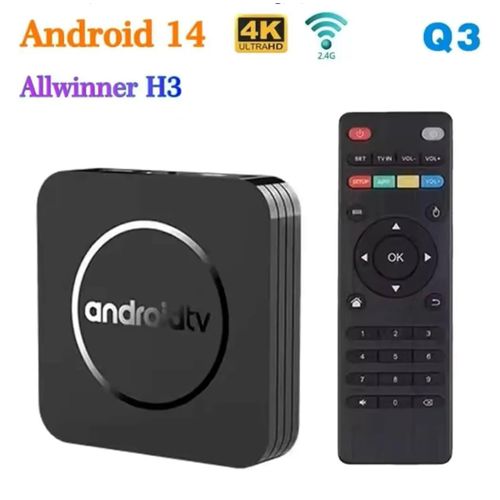 Generic Boîtier décodeur multimédia Android 14 Tv - image 2