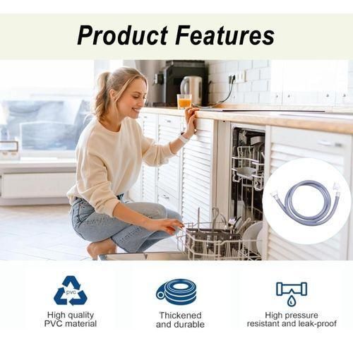 product_image_name-Generic-Tuyau D'évacuation Universel de 2 m Pour Lave-Linge, Tuyau D'arrivée D'eau Pour Lave-Vaisselle, Tuyau De Remplissage D'eau Avec Coude à 90°-3