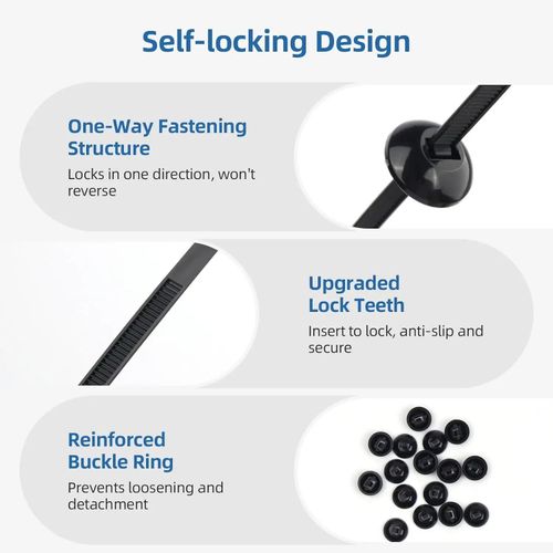 Generic Attache Fixation à Collier de Serrage – Pratique, Solide et Facile à Installer - image 6