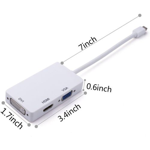 product_image_name-Gn-Adaptateur Mini DP 3-en-1 vers HDMI, DVI, VGA Convertisseur Mini Displayport 1.2 4K, Ports Thunderbolt et Thunderbolt 2 compatibles pour MacBook, PC, projecteur, Surface Pro-3