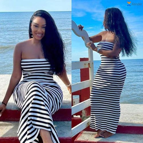 Fashion Robe de soiree en bustier tres decontractee Prix pas cher Jumia CI