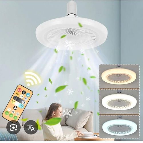 product_image_name-Generic-Ampoule électrique télécommandée avec ventilateur pour la maison - cuisine - bureau - chambre.-2