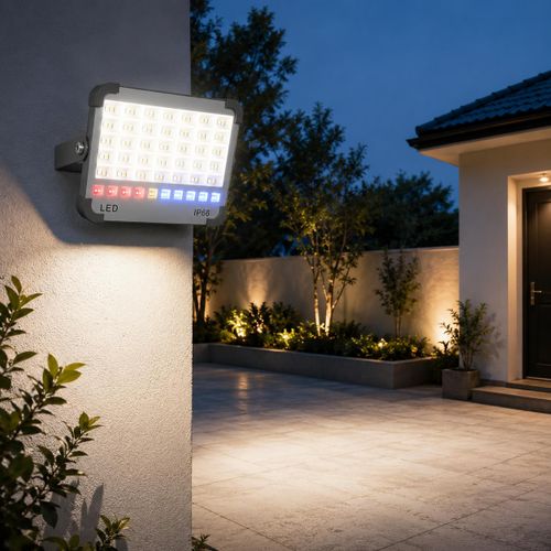 Generic Projecteur Solaire LED Extérieur – Étanche IP66 - image 5