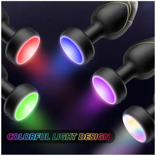 product_image_name-SEXTOYS-Plug Anal Lumineux pour Femme - Plug Anal Télécommandé , Excitation Anal, Plaisir Intense -1