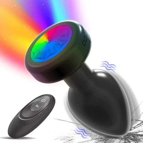 product_image_name-SEXTOYS-Plug Anal Lumineux pour Femme - Plug Anal Télécommandé , Excitation Anal, Plaisir Intense -2