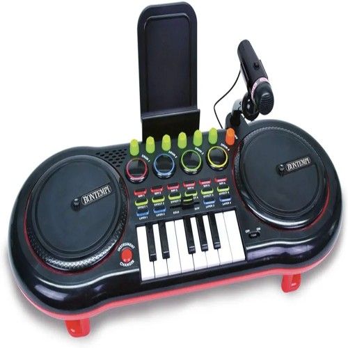 Bontempi - Bontempi Table De Mixage Dj Avec Microphone Et Clavier