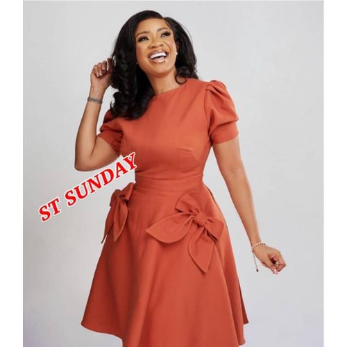 Fashion ROBE DAME DE SOIREE ORANGE Prix pas cher Jumia CI