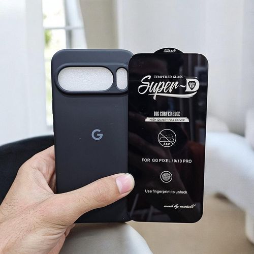 Generic COQUE EN SILICONE PIXEL 10- NOIR AVEC ANTICHOC