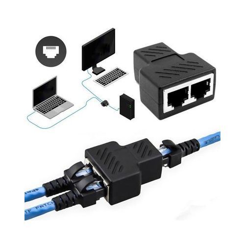 Adaptateur rj45 femelle / rj45 femelle - Adaptateur rj45 f/f - Ref 2331 -  Cordons et adaptateurs