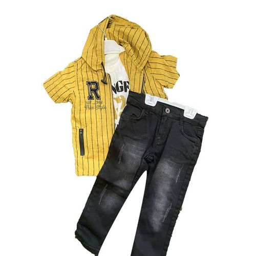 AA Fashion Ensemble Enfant Garcon Jaune Noir Prix pas cher Jumia CI
