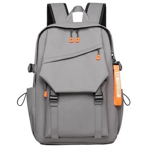 Mode sac à dos - sac d'école imperméable gris