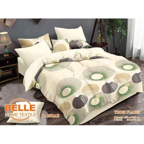 product_image_name-Belle-Lot de 2 Draps et 2 Taies - Confort et Élégance pour Lit 3 Places-blanc-1