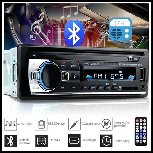 Generic JSD-520 Autoradio MP3 Bluetooth 12V/24V - Prix pas cher