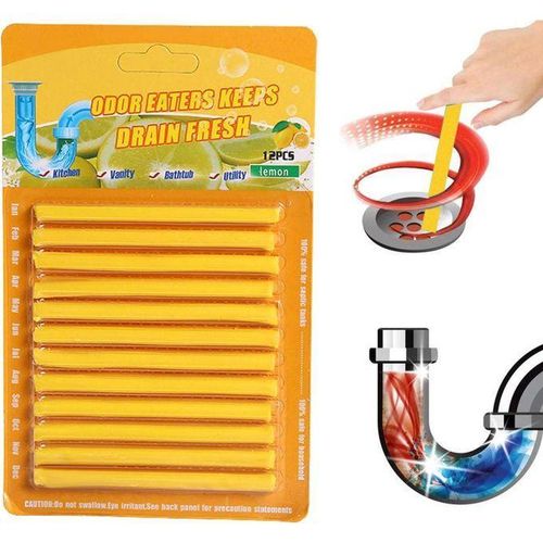 product_image_name-Generic-Lot de 12 bâtons de nettoyage de canalisations pour évier, désodorisants, sans odeur-1