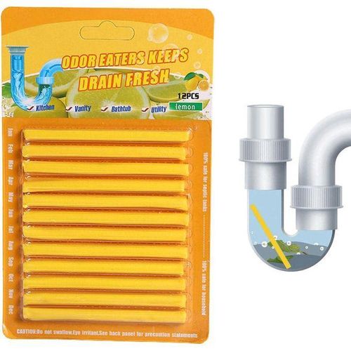 product_image_name-Generic-Lot de 12 bâtons de nettoyage de canalisations pour évier, désodorisants, sans odeur-6