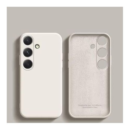 Generic Coque En Silicone Compatible Samsung Galaxy A55 - BLANC