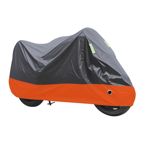 Generic Housse De Protection Moto-Noir /orange - image 2